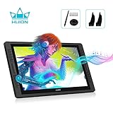 Huion KAMVAS PRO 22 Drawing Monitor Pen Display Battery-Free Stylus 8192 Pen Pressure with Two Artist Gloves and 10 Pen Nibs - 21.5 Inch