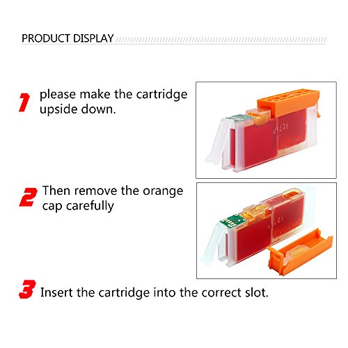 MS.R Compatible Ink Cartridge Replacement for Canon PGI-270 271 Ink Cartridges to use with PIXMA MG6820 MG6821 MG7720 MG5720 MG5722 TS6020 Printer (PGBK, Black, Cyan, Magenta, Yellow, 10 Pack)