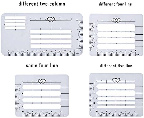 Colossal ship Envelope Addressing Guide Stencil Templates Fits Wide Range of Envelopes, Sewing, Thank You Card, Scrapbooking Template, and General Crafting Aid