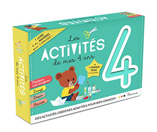 Les activités de mes 4 ans : 1 livre et du matériel pour s'amuser ! by 