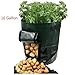 Potato Grow Bags 10 Gallon Garden Vegetables Planter Bags with Handles and Access Flap for Planting Potato Carrot Onion Taro Radish Peanut,3-Packthumb 1