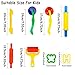 Dear Deer Clay Dough Tool Play Dough Tools for Kids with Capital Letters Cookie Cutters Various Shape Modeling Dough Clay Party Pack Mega Tool Playset 44 Pieces