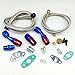 T3 T4 T3/T4 T70 T66 TO4E Turbo Charger Oil Feed Oil Return Oil Drain Line Kit
