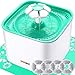 Pet Fountain Cat Dog Water Dispenser With Pump And 4 Replacement Filters - Healthy And Hygienic 2L Super Quiet Automatic Electric Water Bowl, Drinking Fountain For Dogs, Cats, Birds And Small Animals