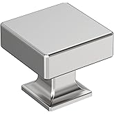 Amerock Lintel 1-1/4 inch (32mm) Length Polished Chrome Cabinet Knob, BP3744026