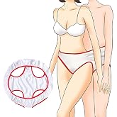 Novelty Underwear for Two Funny Briefs Underpants Gag Gifts for Men Women | Gift for Valentine's Day Bachelorette Party &amp; Parties Wedding Anniversary for Men Women Couples Boy Girl Friends (White)