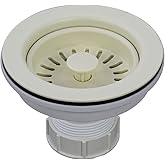 Transolid 2410-19 3.5-in Plastic Strainer in Biscuit