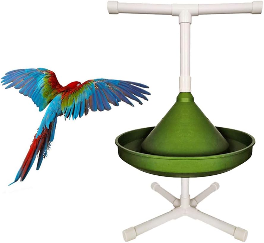POPETPOP Parrot Training Perch StandPortable Bird Perch, Easy to Hold and Protects