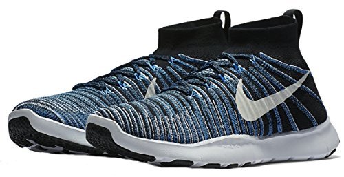 Nike men s free tr force flyknit running shoes (12, bla…