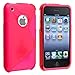 Generic Hot Pink Rubber TPU GEL Hard Case Skin Cover for Apple Iphone 3g 3gs 8gb 16gb