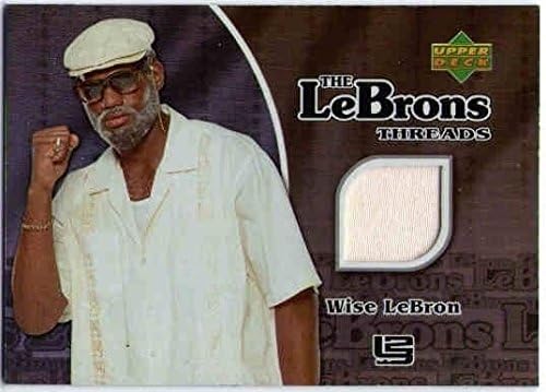 LEBRON JAMES 2006-07 UD Reserve The LeBrons Threads Wise Shirt Card LM-1