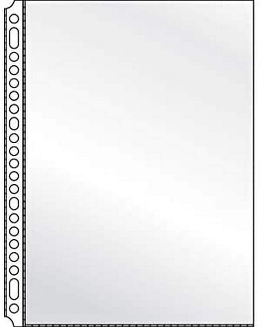 Document Wallet Kangaro A4 PP 23r. 80 Micron Transparent Grained 4 x 25 Pieces.