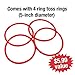 Plastic Horseshoe and Ring Toss Game Set (2 in 1) by K-Roo Sports
