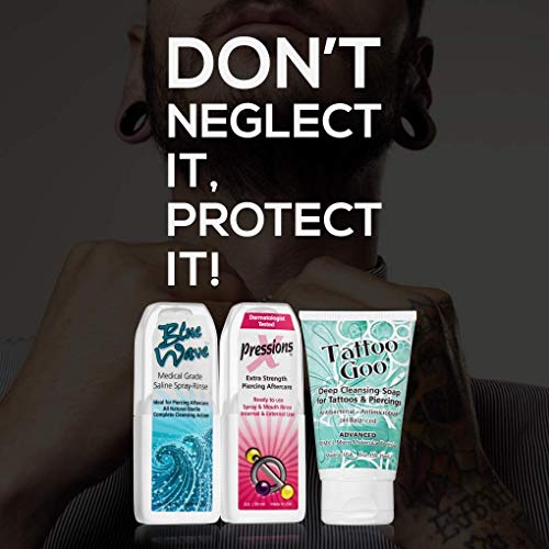 Tattoo Goo Piercing Aftercare Kit Keeps Piercings Healthy Complete