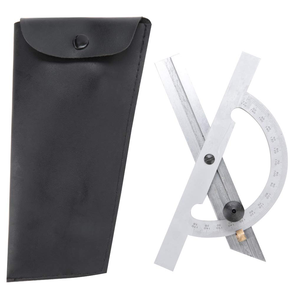100x150mm Carbon Steel Adjustable Protractor Angle Ruler Tool Measuring & Gauging Tool