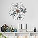 Home's Art Flower and Butterfly Urban Design Metal Wall Decor for Nature Decoration & Kitchen Gifts