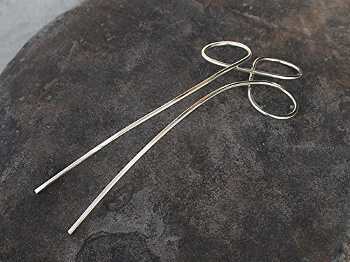 Celtic Silver Hair Fork Hair Pins Hair Stick Bun Holder Hair Jewelry women gift