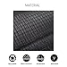 LINEVI Bag Holder for Plastic Bags, 2 Pcs Polyester Grocery Bag Holder Plastic Dispenser Foldable Breathable Washable Hanging Mesh Garbage Bag Organizer for Kitchen Plastic Bag Storage (Black)