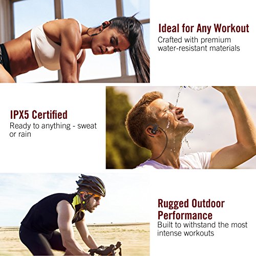 image for TaoTronics Bluetooth Headphones, Wireless in Ear Earbuds, Sports Earph