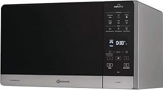 Bauknecht Chef Plus MW 49 SL/ 5in1-Multifunktionsmikrowelle / 800 W/25 L Garraum/Heißluft 1700 W/ Quartz Grill 900 W/ DualCrisp & CrispFry/ Dampfgaren/ AutoClean/ Schmelz- und Schnellauftau-Funktion