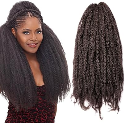 Pack Of 3 Afro Kinky Marley Braids Hair Extensions Elegant Muses