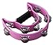 YMC Half Moon EZ Grip Tambourine 20 Jingles Metal Jingles Hand Held Percussion - Pink