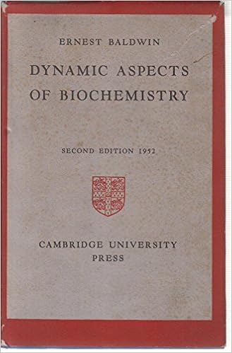 Dynamic Aspects Of Biochemistry 2nd Edition Ernest Baldwin - 