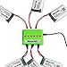 6 Pcs Morpilot for Hubsan X4 (H107 H107C H107D H107L V252 JXD385 F180C) JJRC 31 Holy Stone Hs170 3.7V 500mAh 25C LiPO Battery w/6-Port Battery Charger