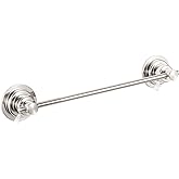 JiePai Suction Cup Towel Bar 16 Inch,Removable Vacuum Suction Towel Holder Suction Towel Rack Brushed Nickel
