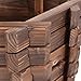 Giantex Rustic Wooden Wishing Well Planter with Hanging Bucket and Roof, Flower Plants Planter Wishing Wells for Outdoors Backyard Patio Garden Lawn Outside Decor