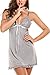 Avidlove Women Lingerie Lace Babydol V Neck Sexy Sleepwear Grey