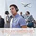 Active Noise Cancelling Bluetooth Headphones New Bee 70H Playtime ANC Wireless Headphones w/Mic Siri Voice Control Hi-Fi Stero Deep Bass for Travel Work TV Phone (Black)