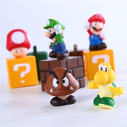 5 pcs Nintendo Super Mario Bros Action Figures Set New Super Mario Action Toy