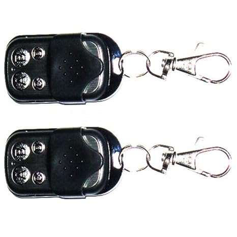 Universal Ersatz Handsender Fernbedienung 433 MHz. 4 Kanal für Garagentoröffner --- (2 Stk.) --- Cloning Universal Gate/Garag