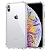 MoKo Cover Compatible for iPhone Xs Max Case, Crystal Clear Reinforced Corners TPU Bumper and Transparent Hybrid Rugged Anti-Scratch Hard Panel Fit with Apple iPhone Xs Max 6.5" 2018 - Crystal Clear primary