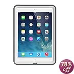 LifeProof FRE iPad Air Waterproof Case Retail Packaging - WHITE/GREY (1ST Generation iPad Air Only)
