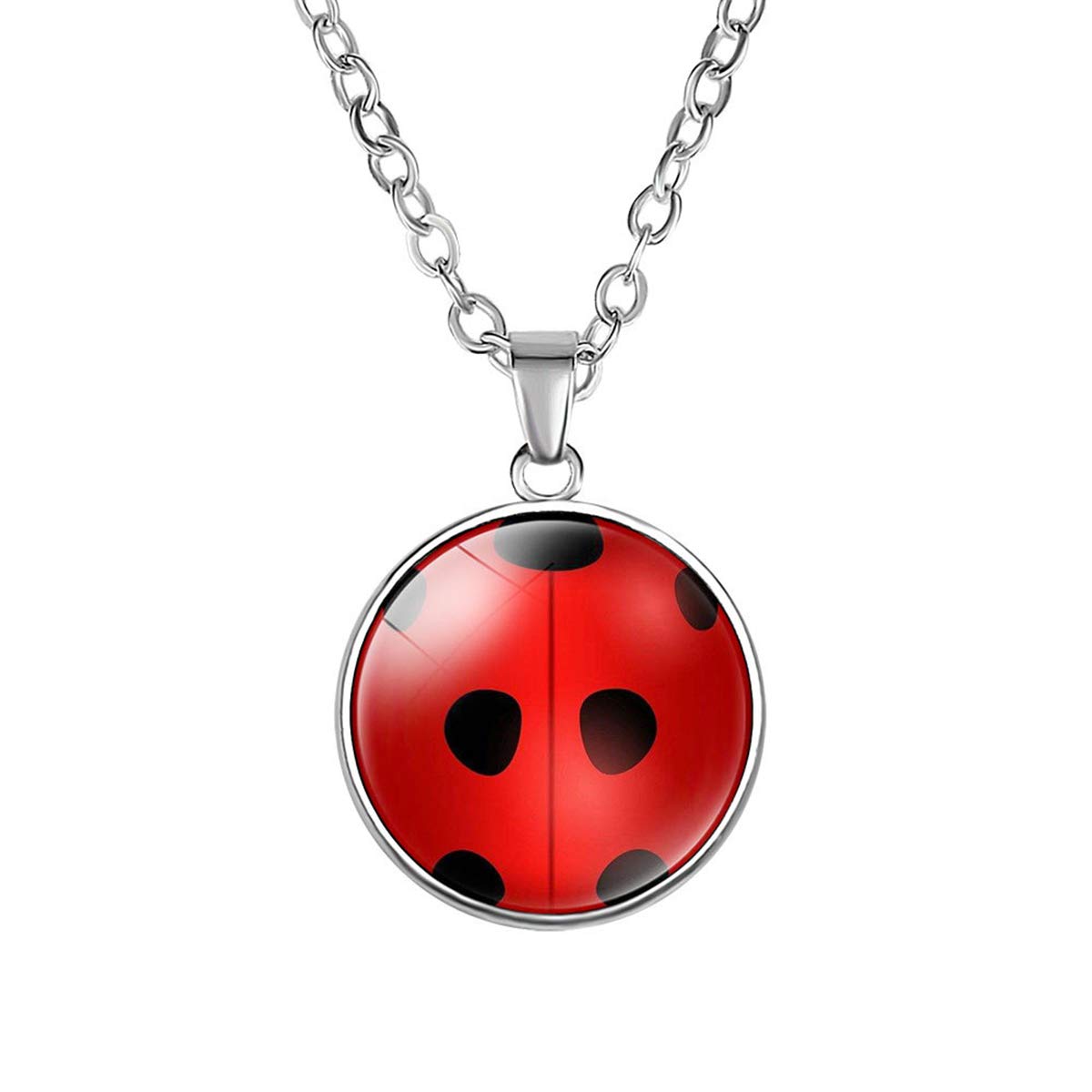 Buy CWSEN Good Luck Ladybug Necklaces for Women Girls Red and Black