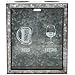 Lily's Home His and Hers Wine Cork and Beer Cap Holder, Makes The Ideal Gift for The Happy and Hydrated Couple, Galvanized Metal (7 3/8