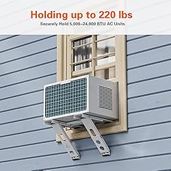 LuckIn No Drill Window AC Support Bracket, Fits