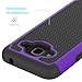 OEAGO Samsung Galaxy J3 6 (2016) Case, Galaxy J3 V J3V Case, Galaxy Sky Case, Galaxy Amp Prime Case, Galaxy Express Prime Case, Galaxy Sol Case, Shock-Absorption Dual Layer Protective Cover - Purple
