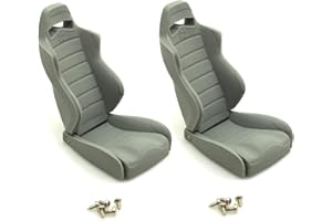 Raidenracing 1/10 Scale Realistic RC Crawler Truck Rubber Seats Chair SCX10 II III Wraith Body Accessories 2pcs