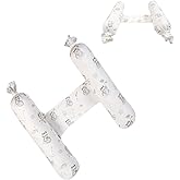 Reidio 1 Pair Multipurpose Pillow Adjustable Candy Shaped Throw Pillow Neck Support Pillow Back Cushion Body Pillow with Removable Soft Cotton Pillowcase Machine Washable (Loong)