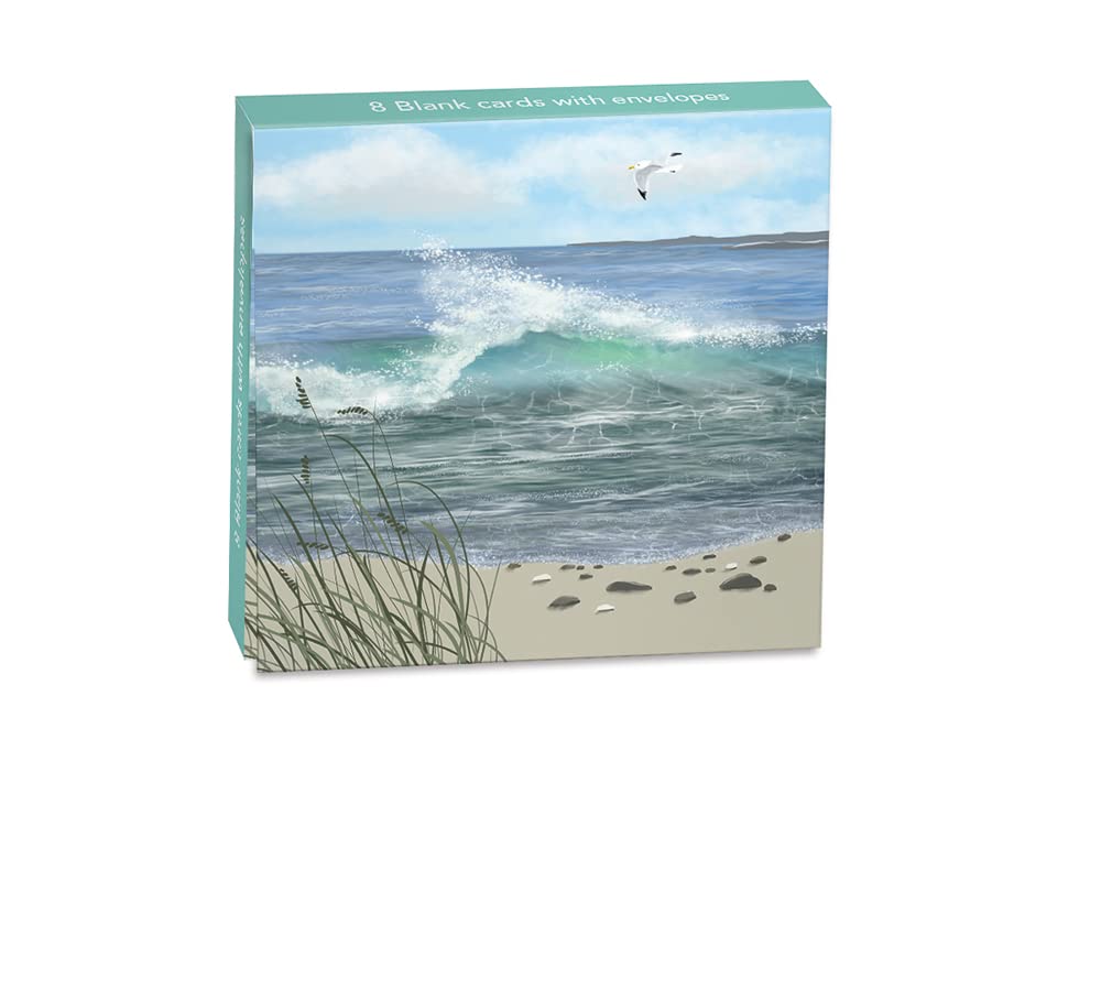 Museums & Galleries Seagull at High Tide Pack of 8 Mini Blank Greeting Cards with White Envelopes