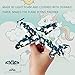 Smilkat Glider Plane Party Favors - 12 New Models 24 Pack 8 inch Flying Styrofoam Airplanes, Easy Assembly, Kids Toy for Birthday Party, School Classroom Rewards Carnival Prizes