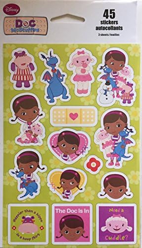 Disney Doc McStuffins Stickers - 45 stickers