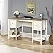 Sauder Cottage Road Desk in soft white