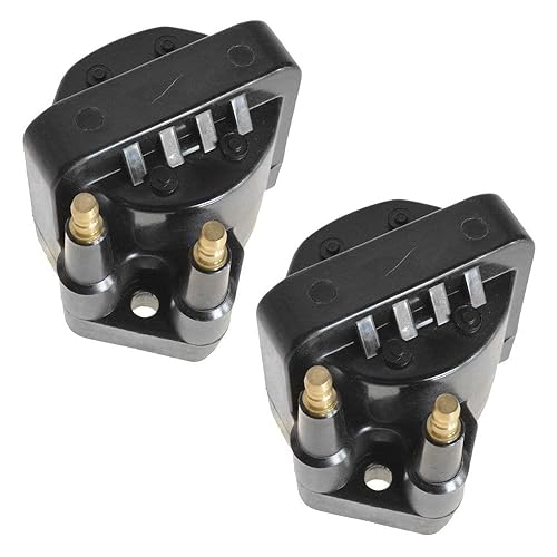 TRQ Ignition Coil Set Compatible with 1991-1992 Saturn SC 1993-2002 SC1 SC2 1991-2002 SL SL1 SL2 1993-1999 SW1 1993-2001 SW2