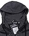Zeger Men Zip Up Hoodies Kangaroo Pocket Hoodie Casual Hooded Vest,Dark Gray,Medium