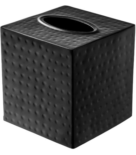 Amazon.com: Ikeda 67021 Tissue Box, Lower, Slim, Black