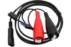 HangTon 12V DC Alligator Crocodile Clips to SAE Power Adapter Cable for Topcon Trimble Leica Sokkia GPS Receiver 15A Fuse 1.8